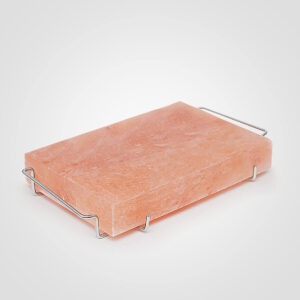 Himalayan-Salt-Slab-with-Stainless-Steel-Holder-(12x8x2)-Inches