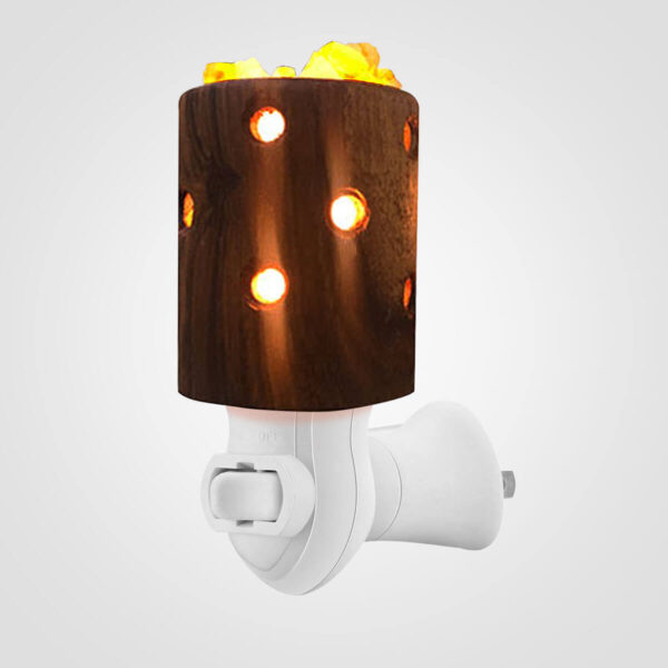 Cylinder Basket Salt Night Lamp