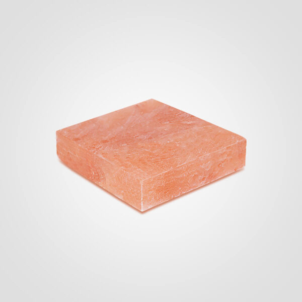 Himalayan Rock Salt Bricks & Tiles Both Side Plain (4" x 4" )