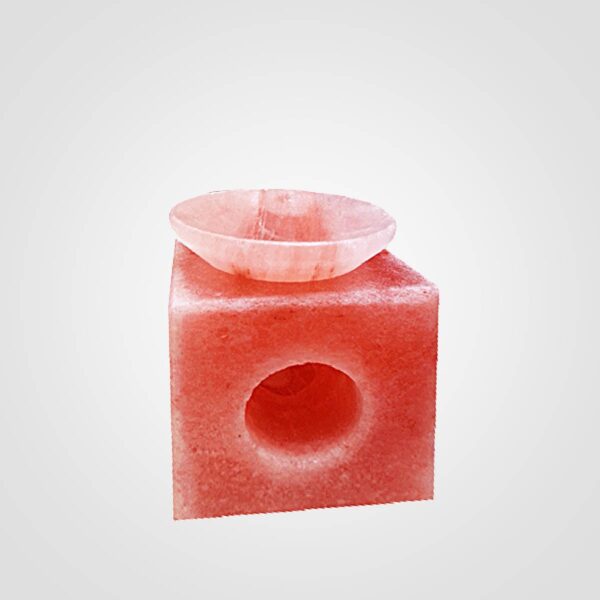 Himalayan Salt Cube with Salt Plate Aroma Oil Burner