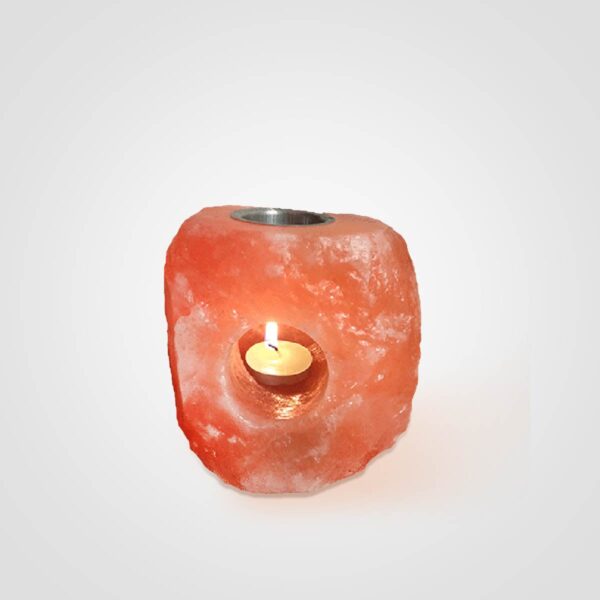 Himalayan Salt Small Grotto Natural Aroma Oil Burner - Image 2