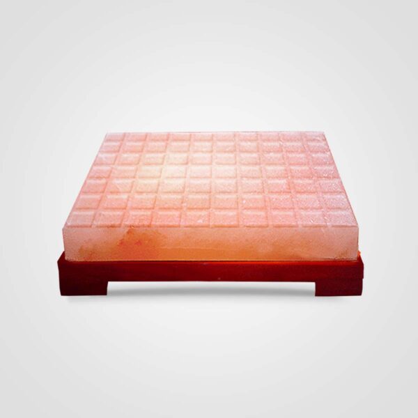 Himalayan Salt Rectangular Board Lined 12”× 8” Detox Lamp