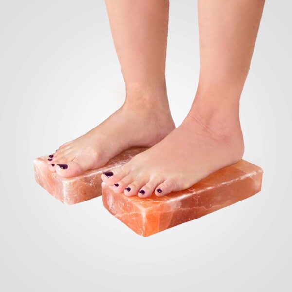 Himalayan Salt Thick Plain Feet-Detox Block 8"x4"x1"