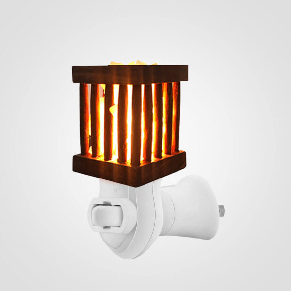 Square Cage Salt Night Lamp