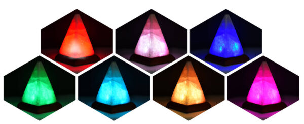 USB Salt Lamp Pyramid - Image 2