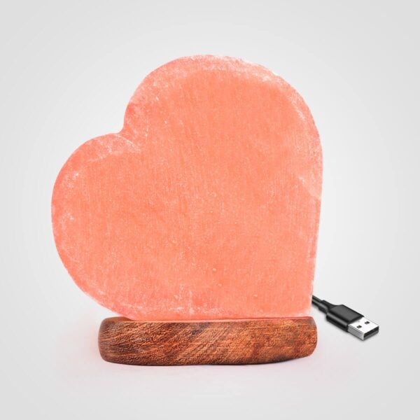 USB Salt Lamp Heart